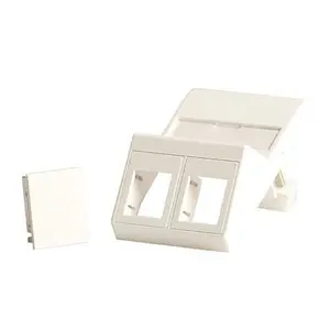 Lanview LVN126105 Screwless Wall Plate and Switch Cover White for 50x75 mm LK FUGA Outlet