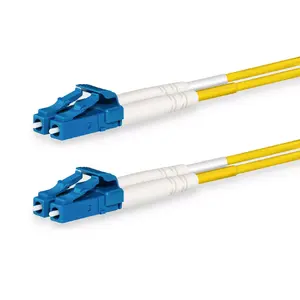 Fibre optic cable Lanview LVO231407 2x LC OS2 2 m Yellow