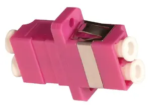 Lanview LVO231256 LC Female Fibre Optic Connector OM4 Multimode Duplex Adapter
