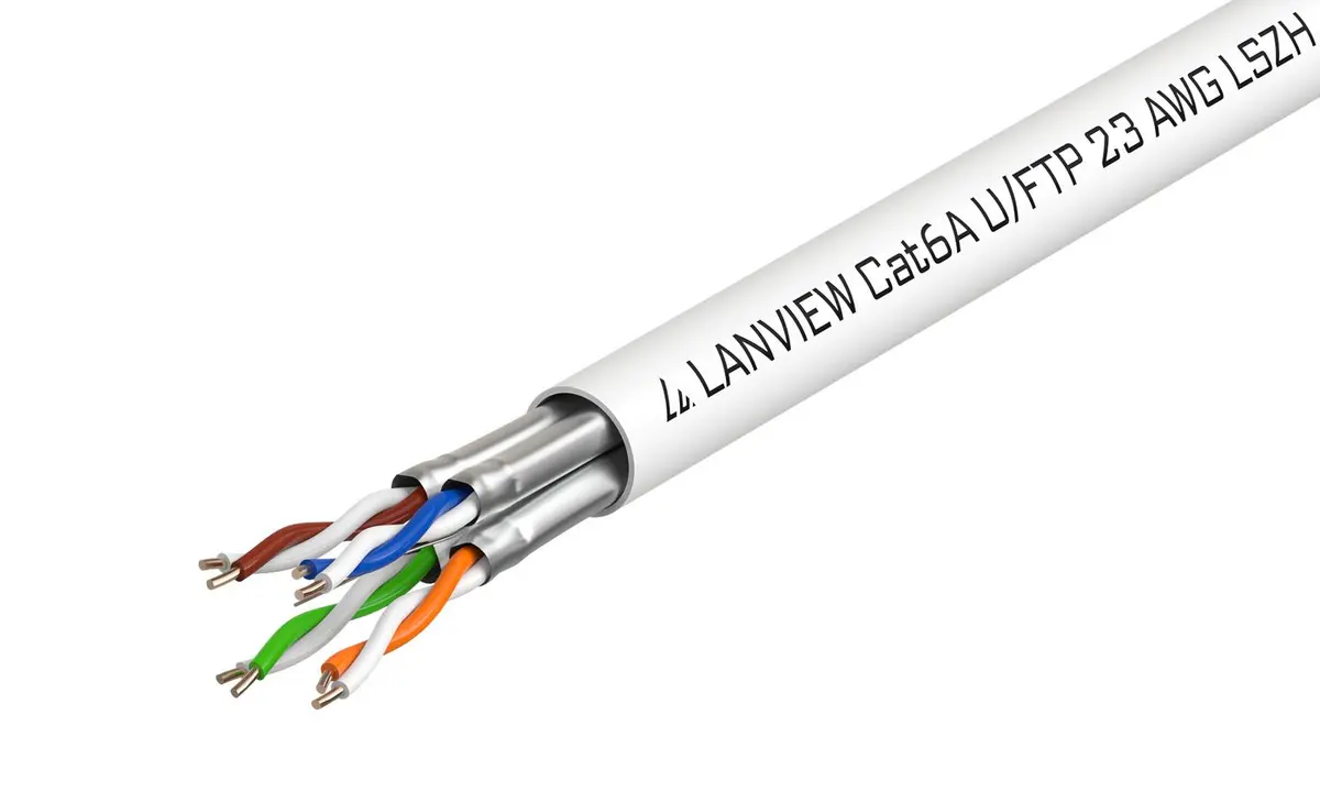 Tīkla kabelis Lanview LVN122430 Cat6a U/FTP