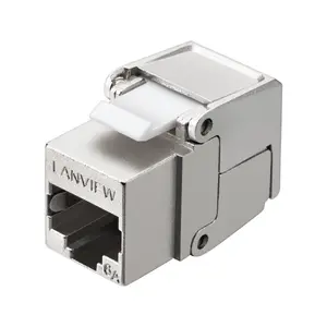 Модуль keystone Lanview LVN128088 Cat6a экранированный RJ-45 плоский металлический