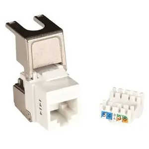 Lanview LVN128146 Модуль Keystone Плоский Металлический RJ-45