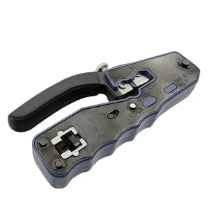 Lanview LVN125456 Kabeļu knaibles gofrēšanas rīks Easy-Connect RJ45 melns