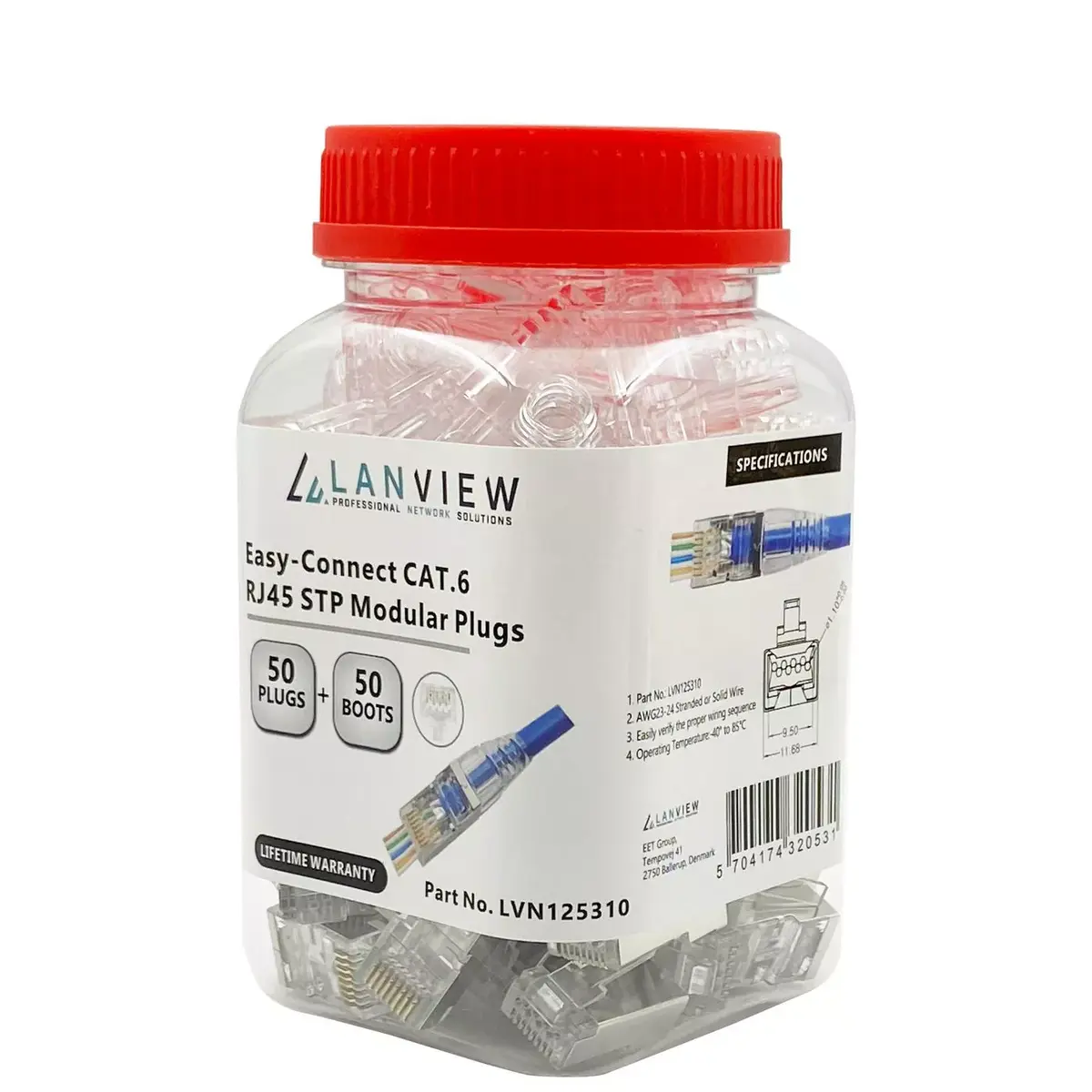 Разъем RJ45 Lanview LVN125310 Photo 2
