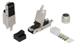 Lanview LVN125417 Штекерный кабельный соединитель RJ45 Цинковый