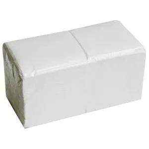 Salvetes LENEK, 1 sl., 400 salvetes, 24 x 24 cm, baltā krāsā