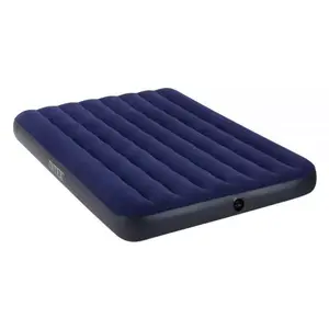 Single Air Mattress Intex 64758 — Blue, 1370×1910×250 mm