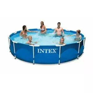 Intex 305x76 cm, Age 6+ Metal Frame Pool Blue