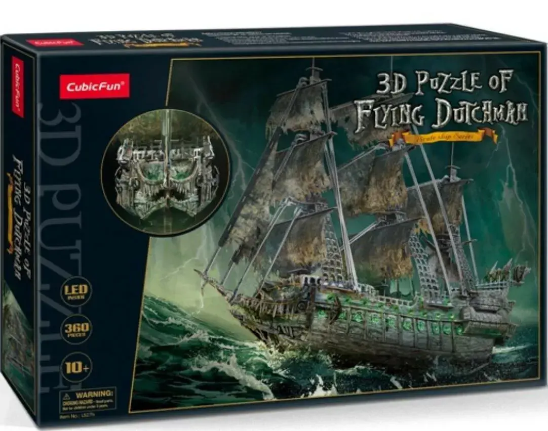 3D пазл cubicfun Flying Dutchman LED 306-L527H Photo 1