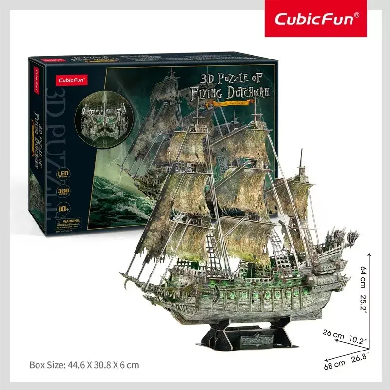 3D пазл cubicfun Flying Dutchman LED 306-L527H Photo 3