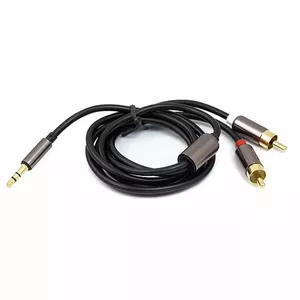 Audio kabelis 3,5 mm - 2x RCA, 1,5 m