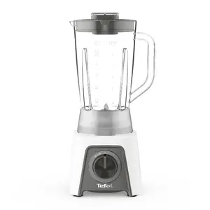 Настольный блендер Tefal Blendeo+ BL2C01 мощностью 450 Вт с пластиковой чашей емкостью 1,5 л, 2 скоростями и деталями для посудомоечной машины, белый