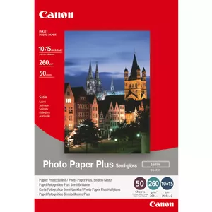 Canon SG-201 Полуглянцевая фотобумага Плюс 4x6" 50 листов 260 г/м²
