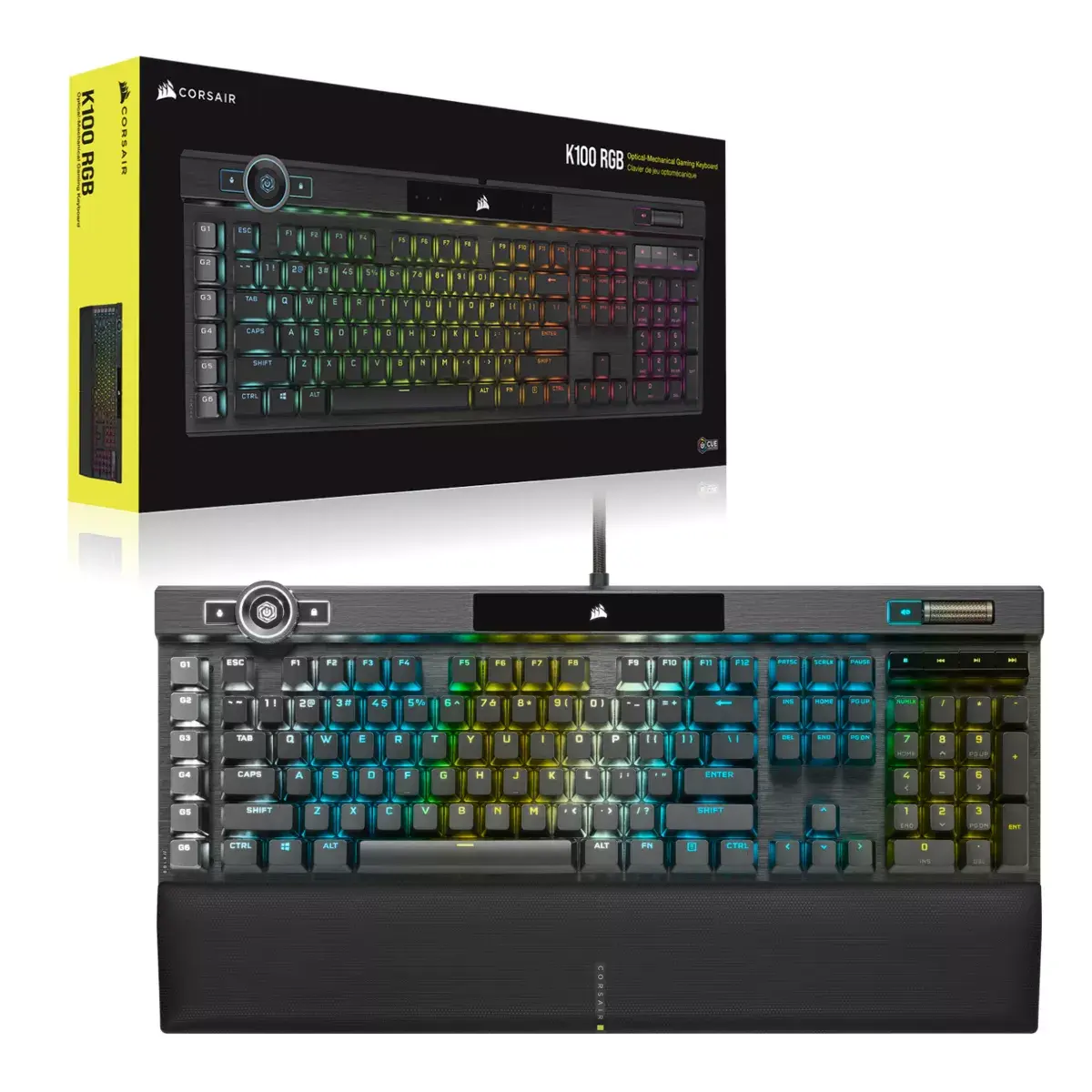Klavietne Corsair K100 RGB Photo 2