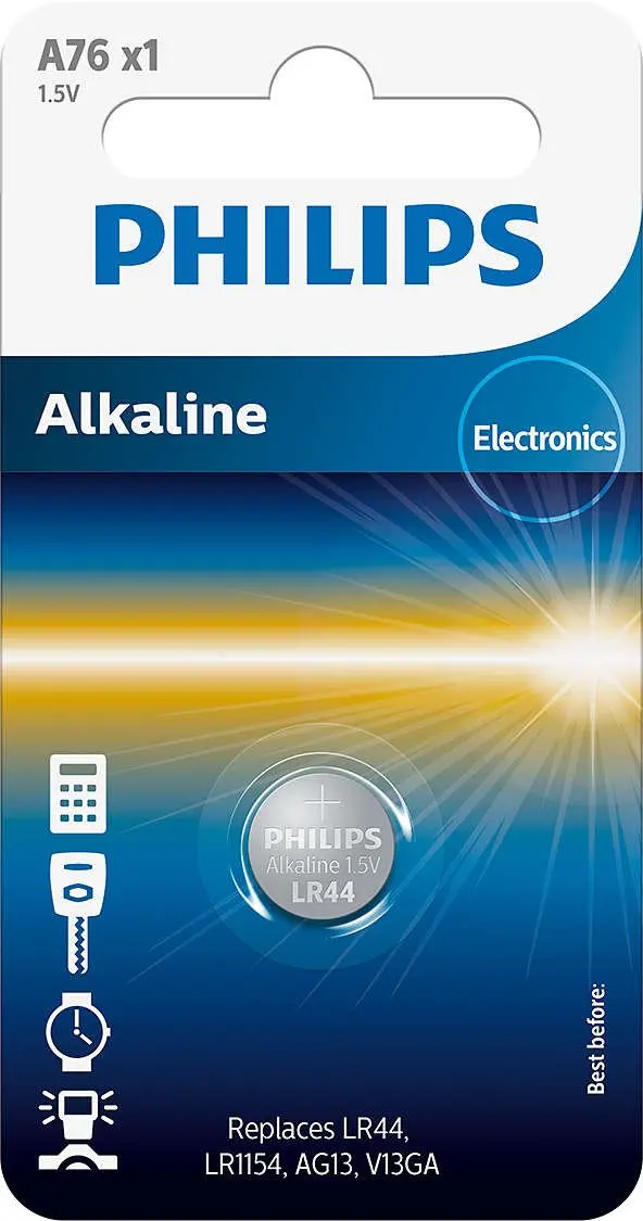 Vienreizējā baterija Philips Minicells Battery A76/01B
