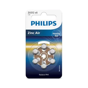 Одноразовая батарея Philips Minicells ZA312B6A/00