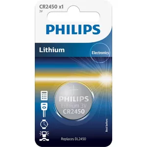 Vienreizējā baterija Philips Minicells CR2450/10B
