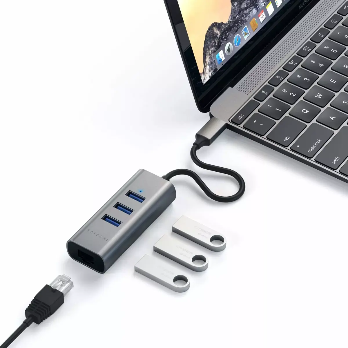 Док-станция для ноутбука Satechi ST-TC2N1USB31AM Photo 5