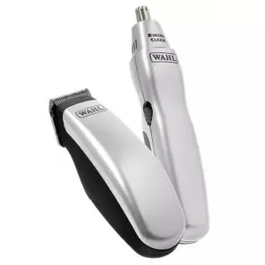 Trimmer Wahl 9962-1816 Silver Alkaline Battery Beard Nose Whisker