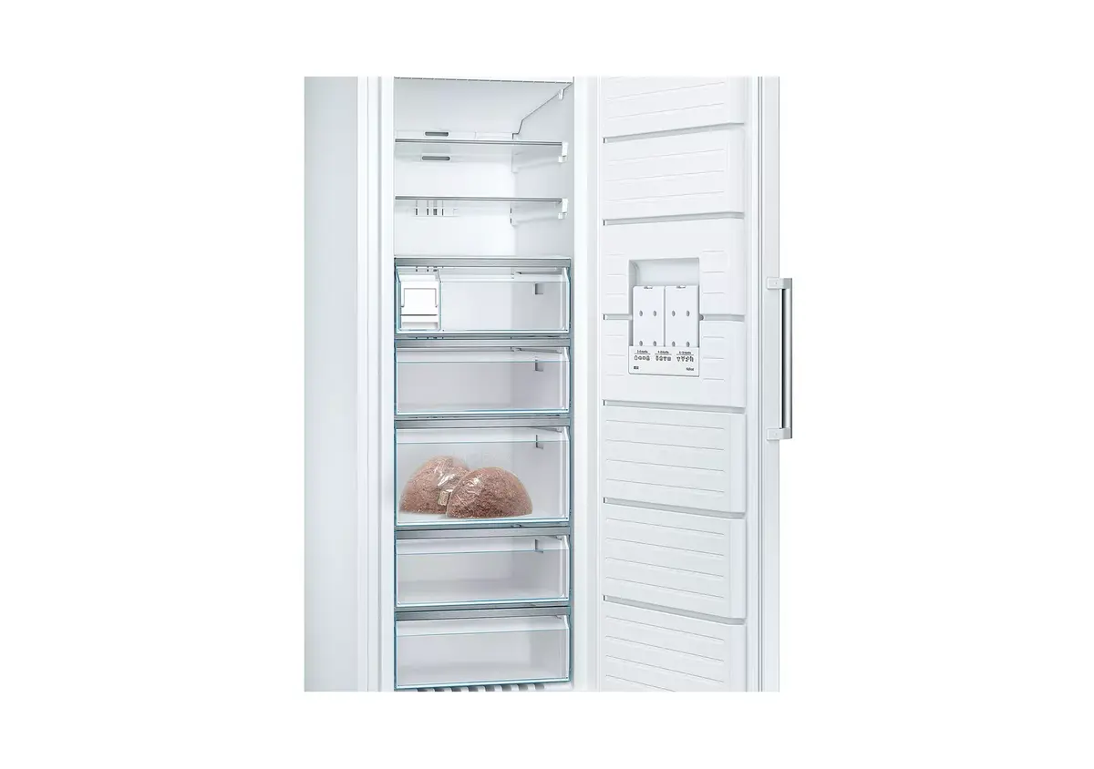 Вертикальный морозильник Bosch Serie 6 GSN58AWDP Photo 3