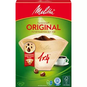 Melitta Original 1x4 80 шт Конус Одноразовый кофейный фильтр