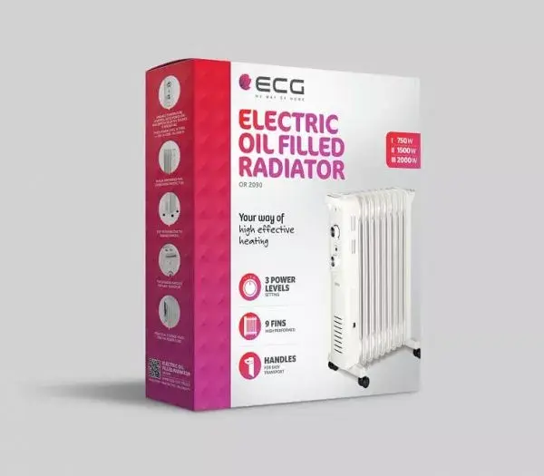 Электрообогреватель ECG OR 2090 Photo 8
