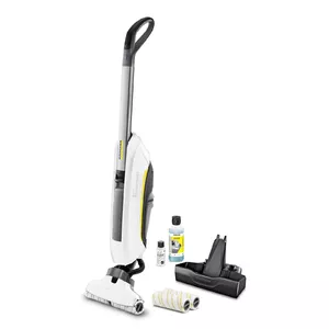 Kärcher FC 5 Cordless Premium Stieņveida putekļsūcējs Baterija Sauss/slapjš Bezmaisa 0,2 L 460 W Balts