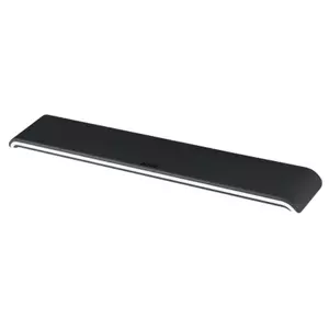 Wrist rest Leitz Esselte Ergo WOW — Black, 437×71×21 mm, 0.79 kg