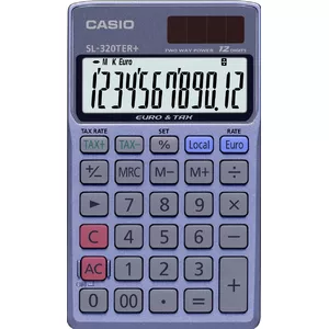 Calculator Pocket Casio SL-320TER+ Basic Blue