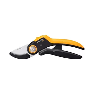 Pruning Shears Fiskars Plus PowerLever Anvil Black Orange