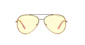 Computer glasses GUNNAR Maverick — unisex oval frame, lens width 5.7 cm, bridge 1.4 cm, temple 13.5 cm