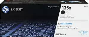 HP LaserJet 135X High Yield Black Original Toner Cartridge W1350X for LaserJet M207-M212 M209 M232-M237 M234 Printers with 2400 Page Yield
