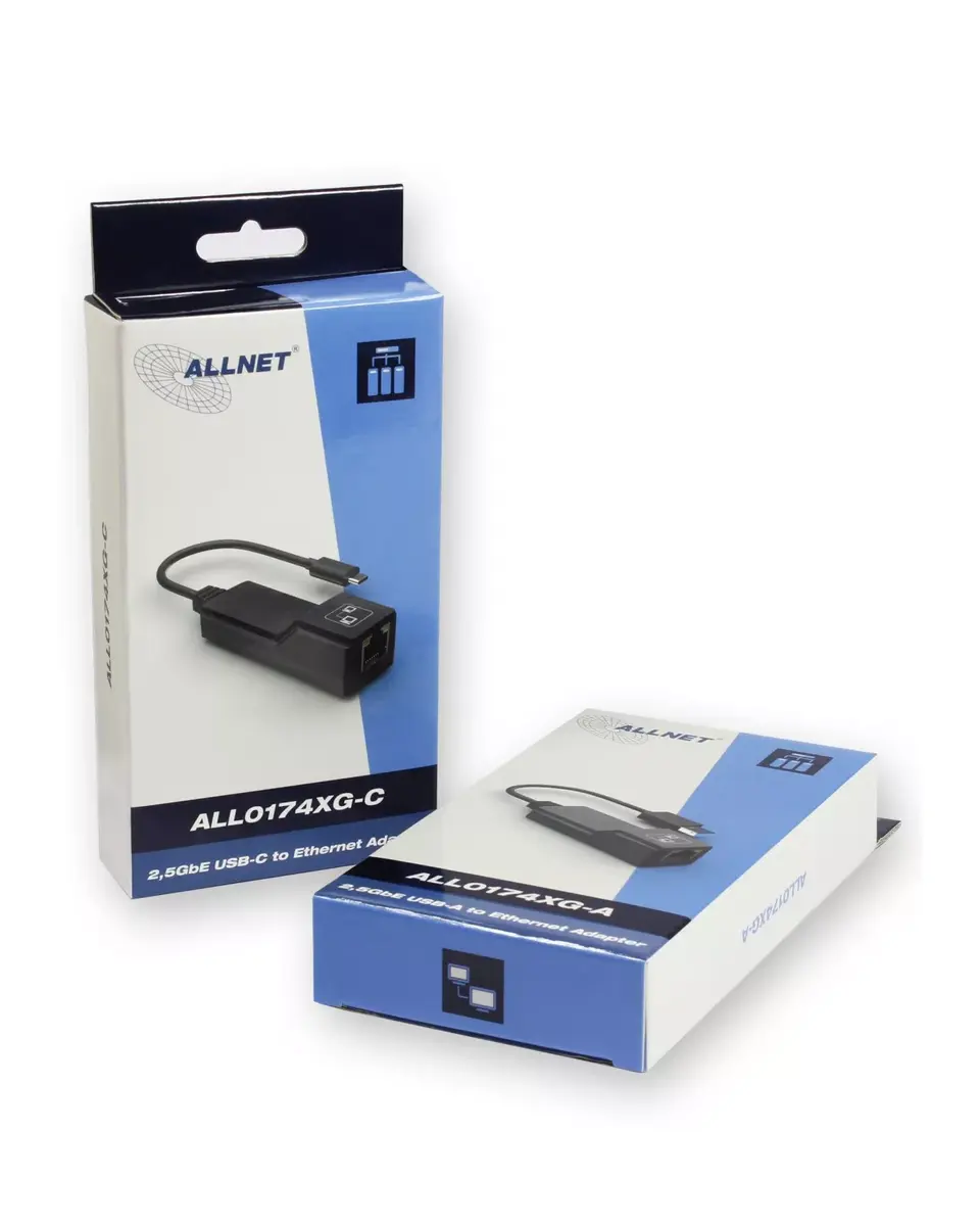 Network adapter ALLNET ALL0174XG-A USB-C to RJ-45 Photo 3