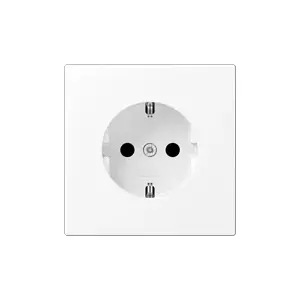 Розетка Type F jung LS 1520 WWM, 2P 16 A 250 V, 1 модуль, белый термопластик