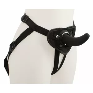 RC Vibrating Strap-On black