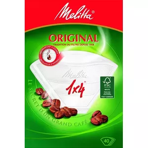 Melitta Original 1х4/40 40 pcs Konuss Vienreiz lietojams kafijas filtrs