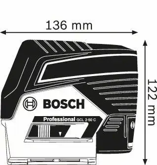 Līnijas/Punkta līmenis Bosch GCL 2-50 C Photo 6
