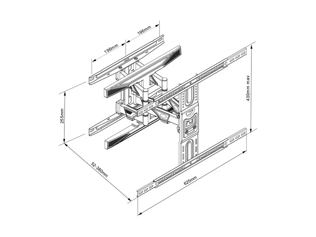 Full Motion Dual Monitor Mount Multibrackets M VESA Flexarm L Photo 6
