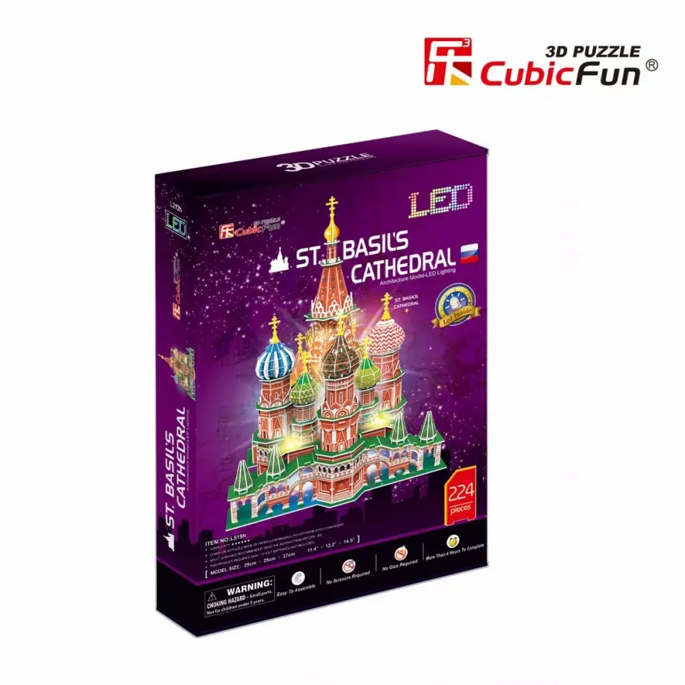 3D puzle CubicFun Sv. Vasilija katedrāle 306-20519 Photo 3