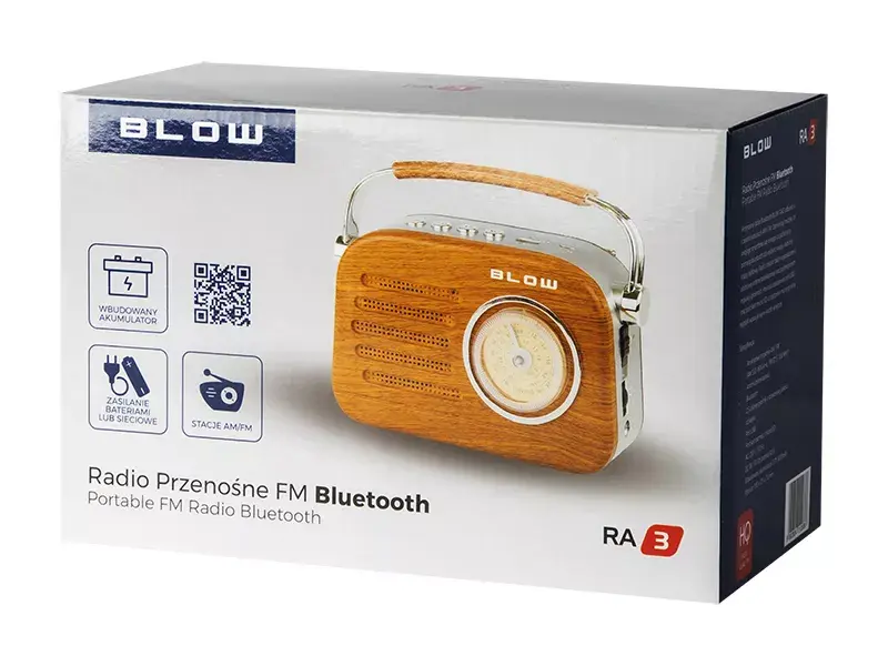 Pārnēsājams radio BLOW 77-532# (AM/FM, MicroSD) Photo 3