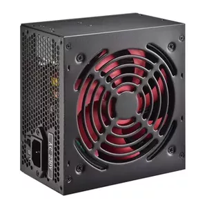 Aigo-Bloc d'alimentation PC PSU AK 500W, noir, gaming, silencieux, 120mm,  ventilateur RVB, 24 broches