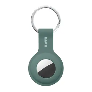 LAUT case for Apple AirTag HUEX TAG — Sage Green keyring holder