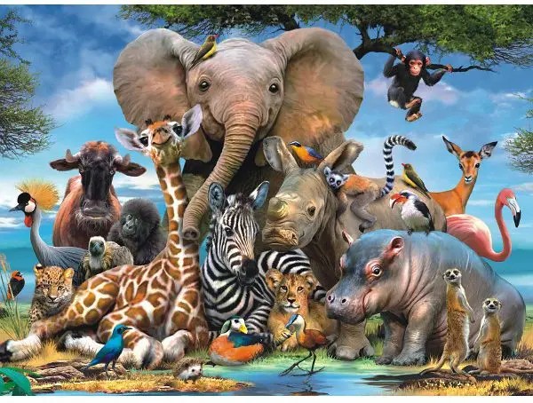 Пазл Ravensburger African Friends 300 деталей Photo 3