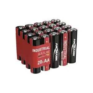 Sārmainā AA baterija ANSMANN Industrial Mignon 1.5V — komplekts 20 gab.