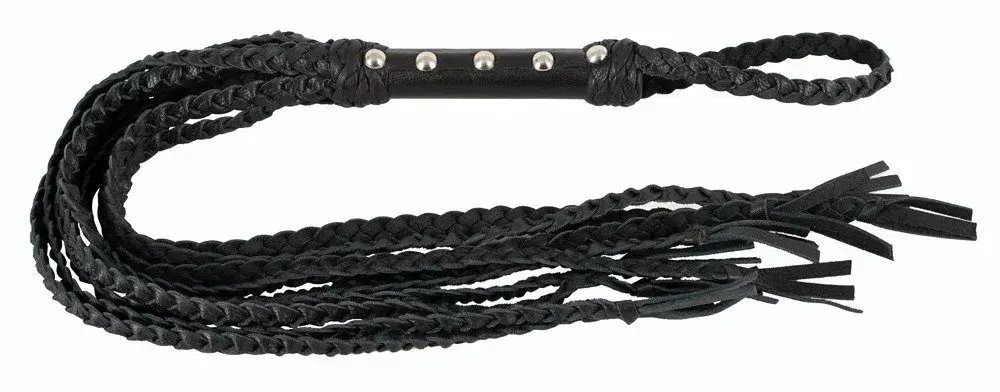Flogger ZADO CatONine 9 astiņas, pinta āda 70 cm Photo 2