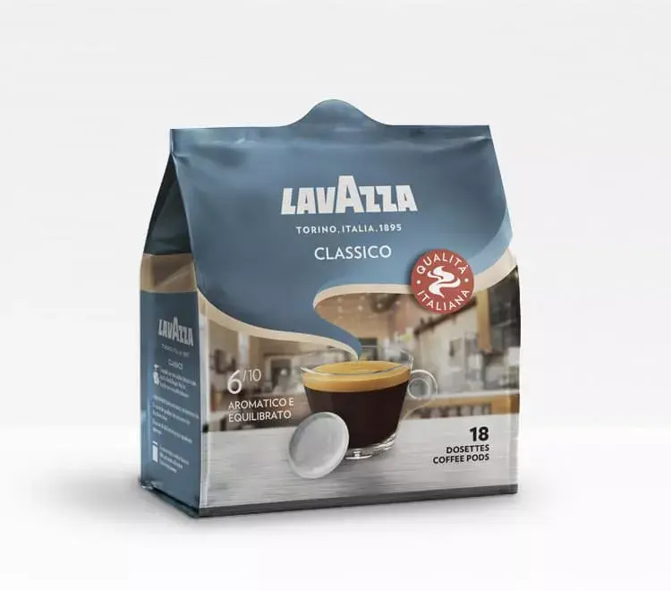 Lavazza Classico kafijas spilventiņi Vidēji grauzdēti