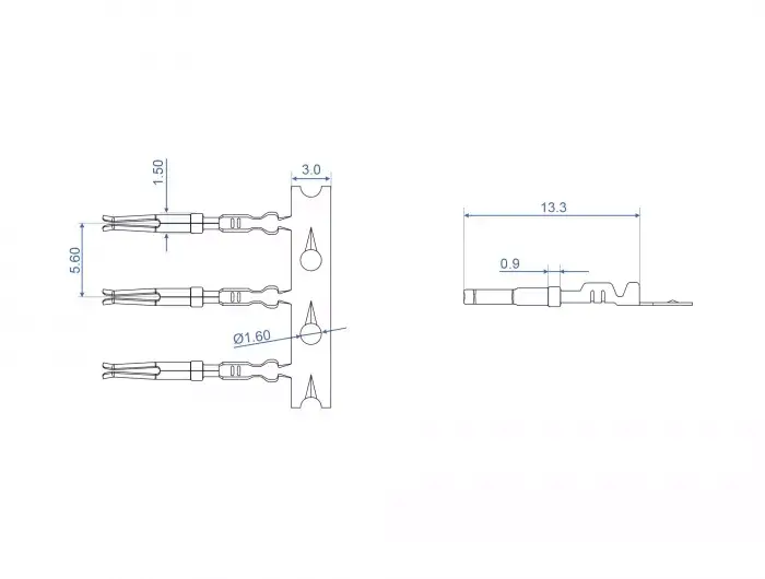 Crimp contacts for D-Sub HD female DeLOCK 66733 Photo 2