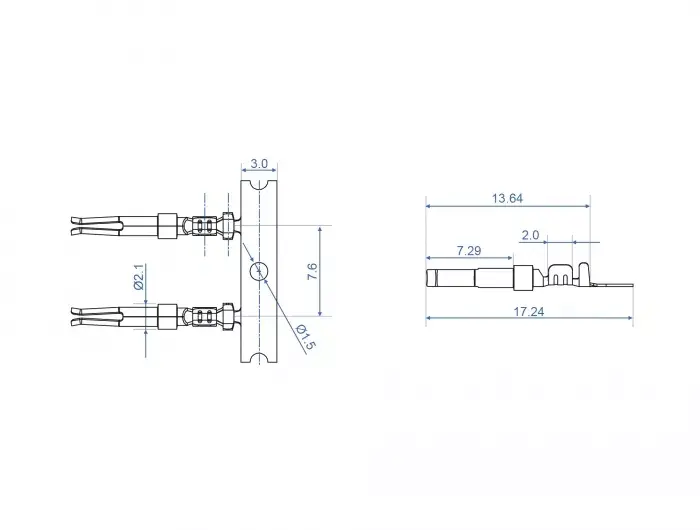 Crimp contacts D-Sub DeLOCK 66727 Photo 2