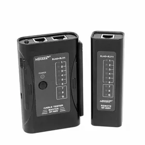 Network and telephone cable tester Shenzhen Noyafa Electronic NF-468V — RJ‑45 and RJ‑11 testing