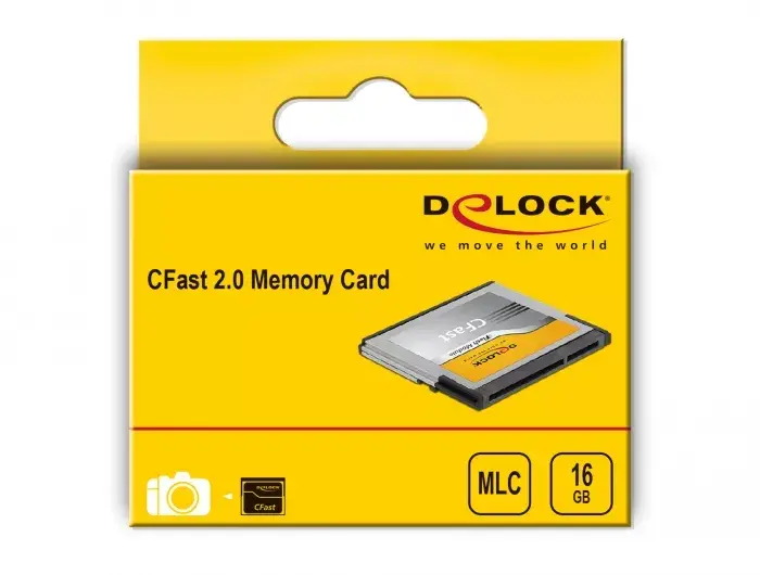 CFast 2.0 memory card DeLOCK 16 GB Photo 2